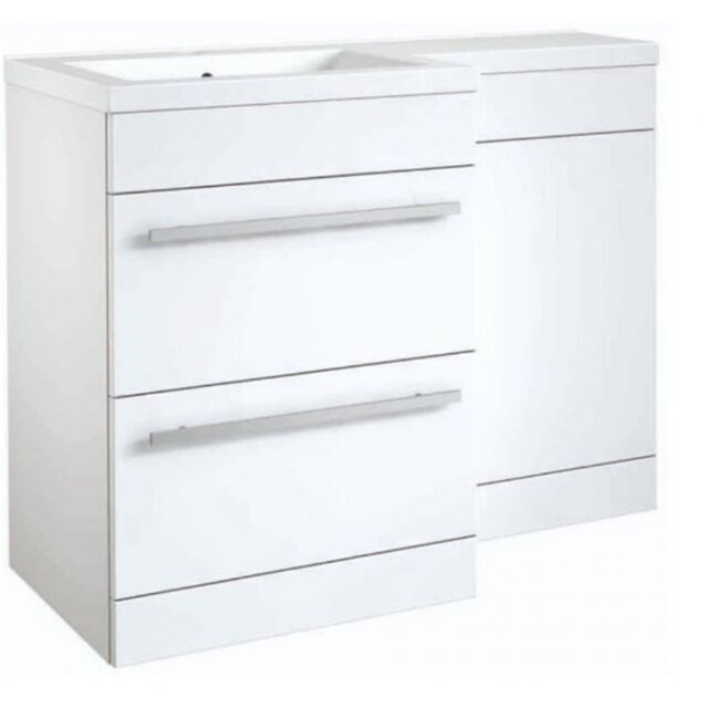 Clifton 600mm Free Standing Single Bathroom Vanity with Vitreous China Basin