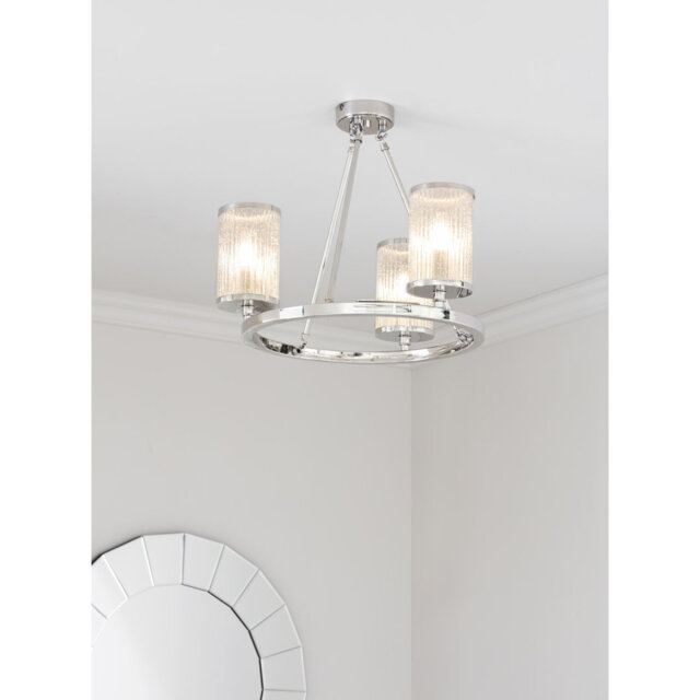 Ravens 3-Light Semi Flush Mount