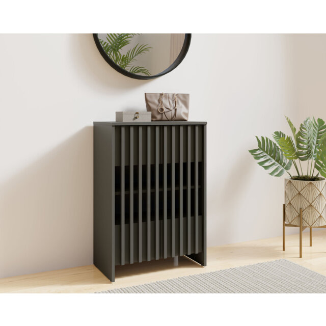 VENTI 27 - Chest of Drawers (2D) PU1001 Black Onyx PU1001 Black Onyx 27-FSC B