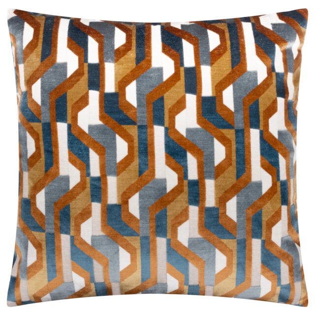 Metro Prism Geometric Square Cushion