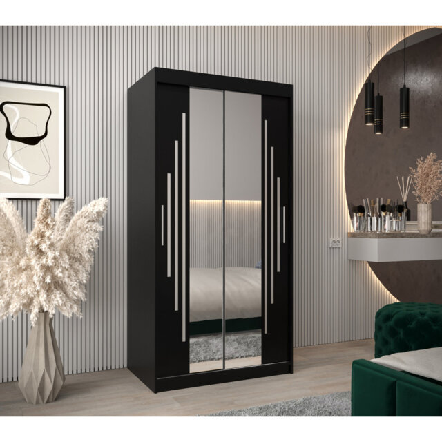Abduh 2 Door Manufactured Wood Wardrobe