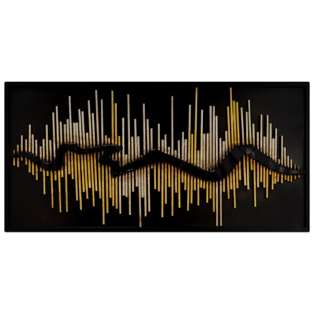Handmade Glam Abstract Wall Decor on Metal