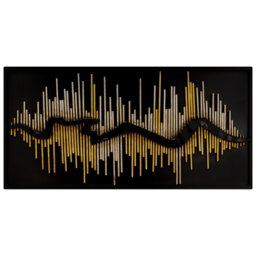 Handmade Glam Abstract Wall Decor on Metal