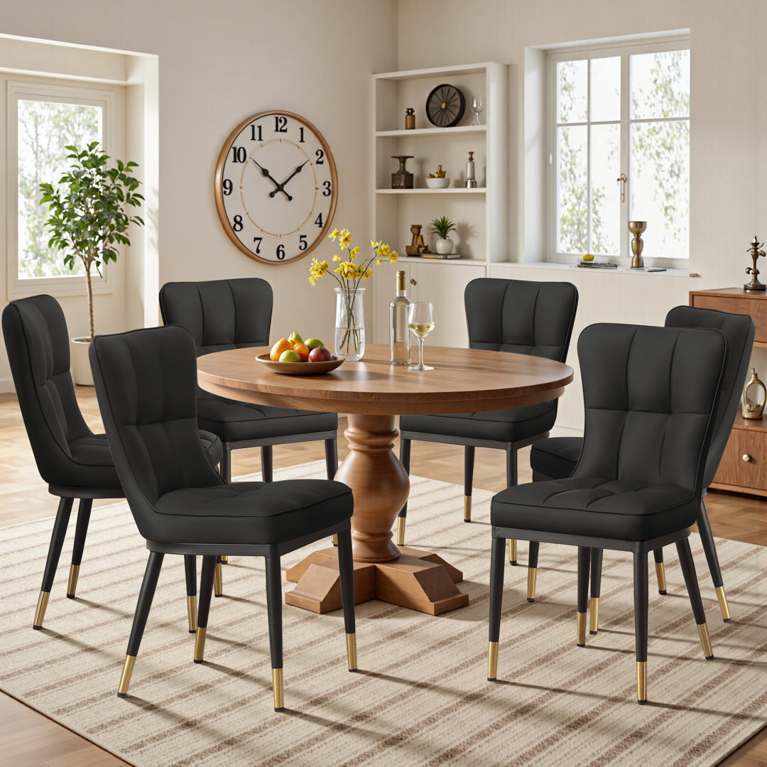 Faux Leather Wayfair Dining Room Chairs Upholstered Upholstered