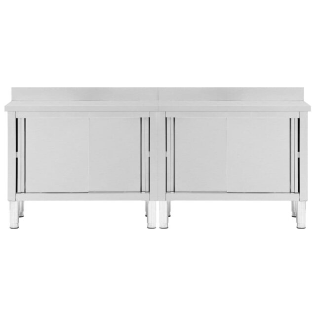 Biraghi 120cm Stainless Steel Kitchen Island