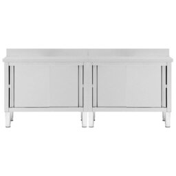 Biraghi 120cm Stainless Steel Kitchen Island