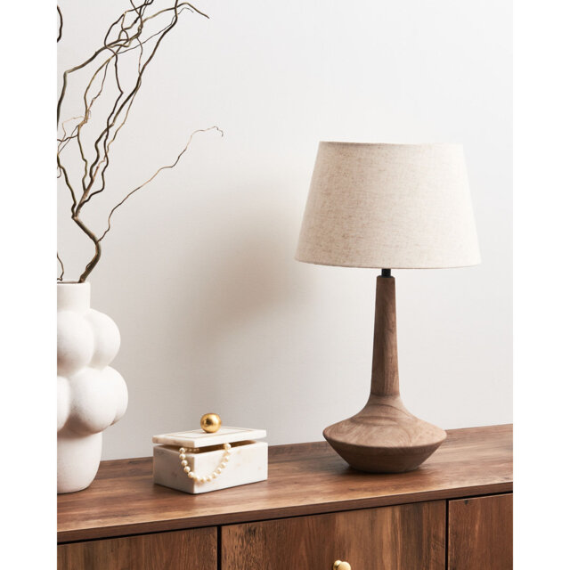 Solid Wood Table Lamp