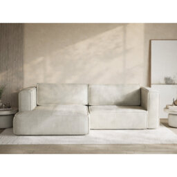 Four-Seater Corner Sofa With Bed Function