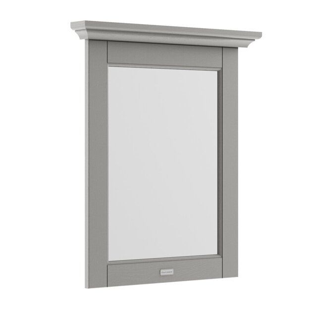 Old London Wood Flat Wall Mirror
