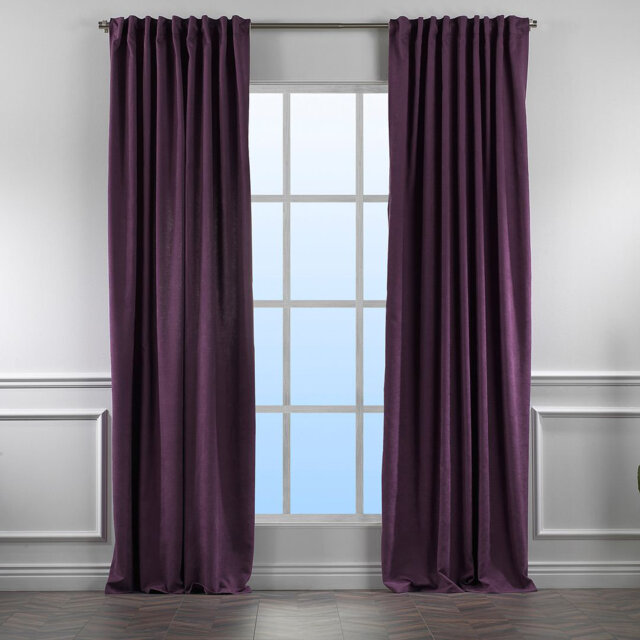 Room Darkening Single Curtain Panel
