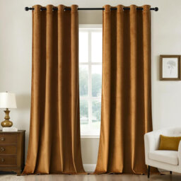Velvet Room Darkening Curtain Panel Pair