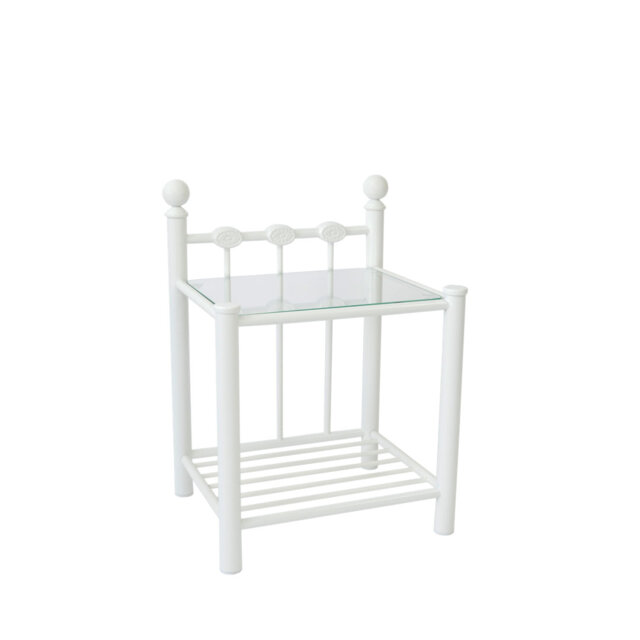 Sinquefield Glass Top End Table