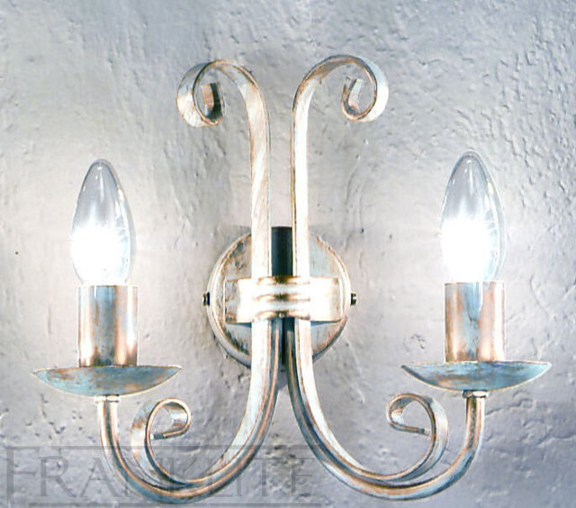 Babylon Wrought Iron Candle Wall Light