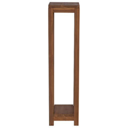 Plant Stand Natural Solid Teak Wood Indoor Wooden Rustic Balcony Garden