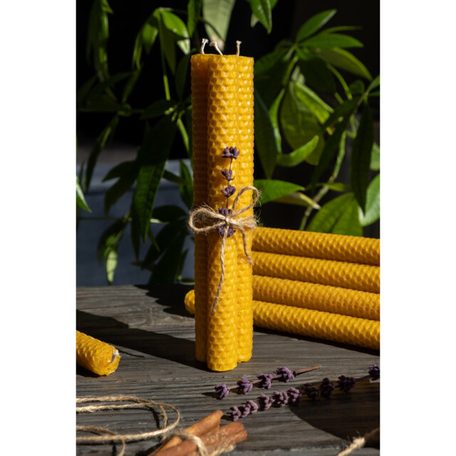 Unscented Taper Candle