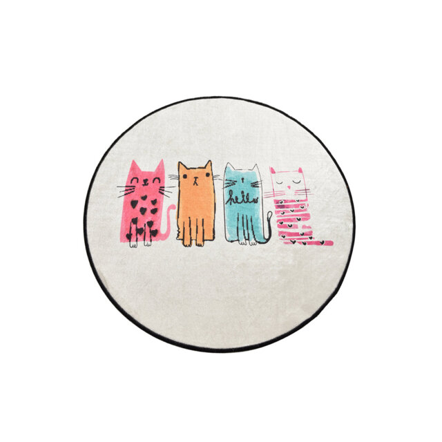 Cowell Djehuty Shaggy Grey/Pink Rug