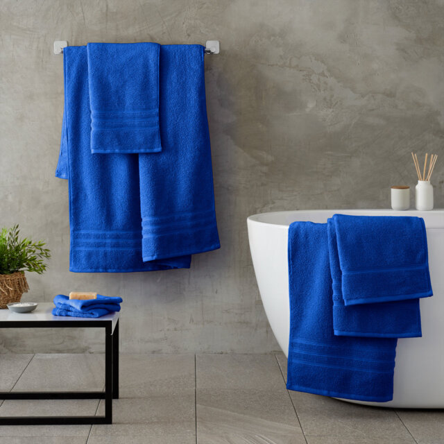 Zero Twist Cotton 6 Piece Towel Bale Set