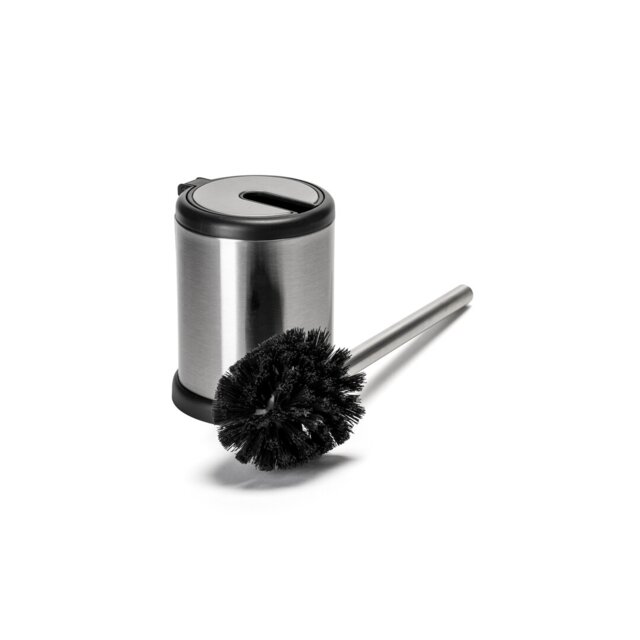 Auto Closing Free-Standing Toilet Brush and Holder