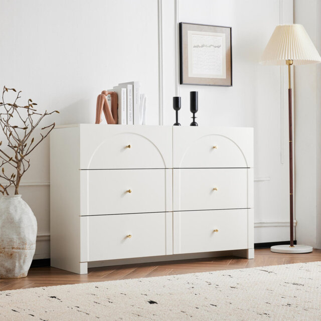 Chest Of Drawers With 6 Drawers White