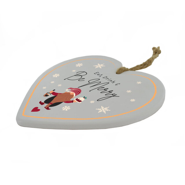 Vivid Squid Wholesale Eat Drink Be Merry Festive Gonks Wall Decor