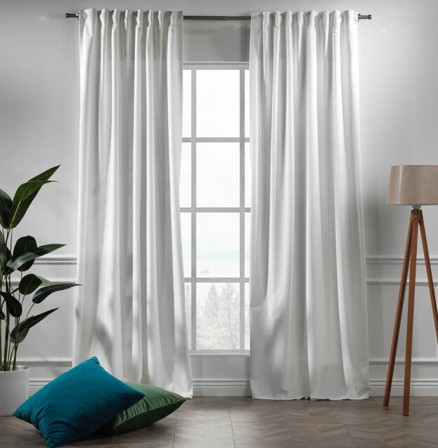Extra Long & Extra Wide Matte Velvet Curtain Panel