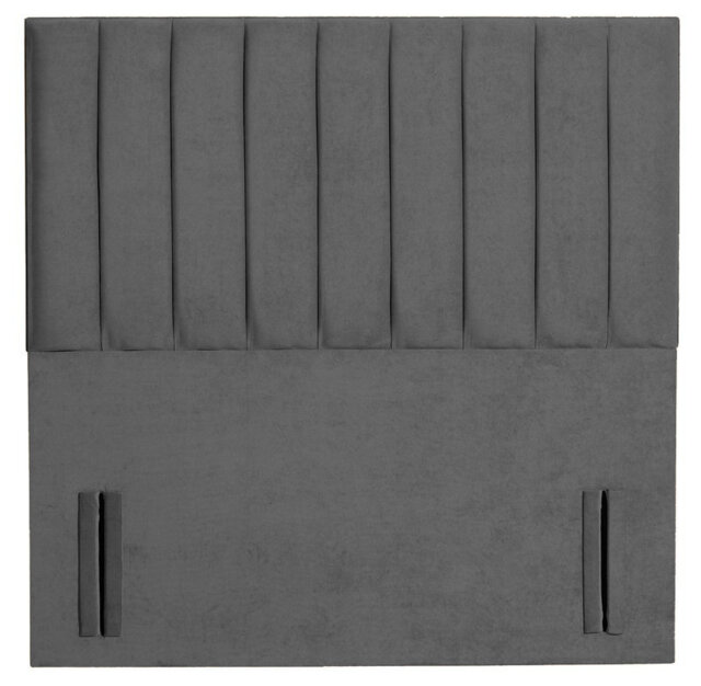 "Portland Plush Velvet 4ft Small Double 50"" Floor Standing Headboard - Turmeric"