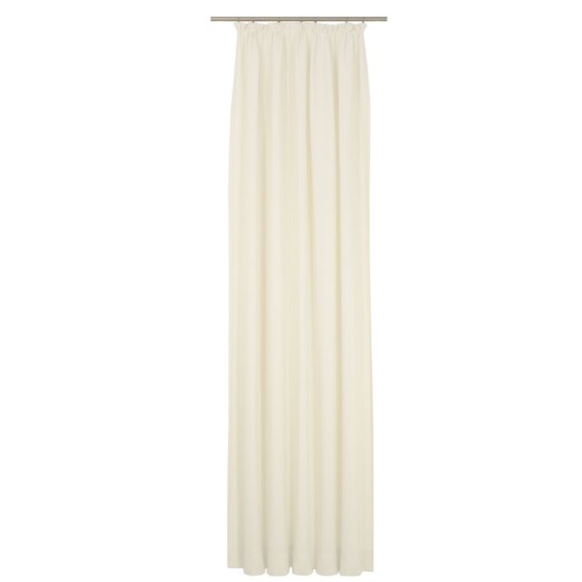 Pearce Synthetic Room Pencil Pleat Curtain, single Panel, opaque