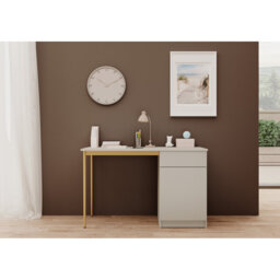 Alfaretta Metal Base Computer Desk