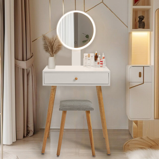 Tripp Dressing Table Set with Mirror