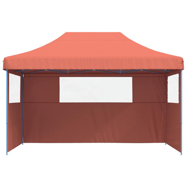 Vidaxl Foldable Party Tent Pop-Up With 4 Sidewalls Patio Gazebo Canopy Shelter