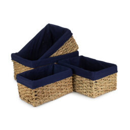 Fleur De Lis Living Wicker Decorative Basket