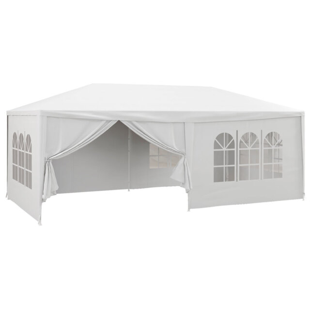 Bryhanna 5.83m x 2.93m Metal Party Tent