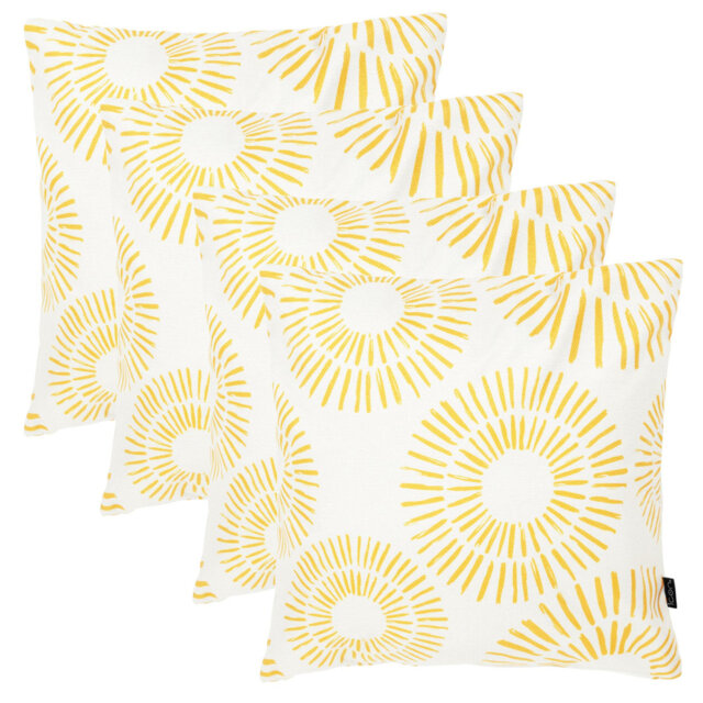 Indoor / Outdoor Abstract Square Cushion