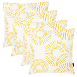 Indoor / Outdoor Abstract Square Cushion