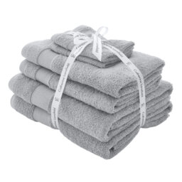Anti-Bacterial 100% Cotton 6 Piece Towel Bale