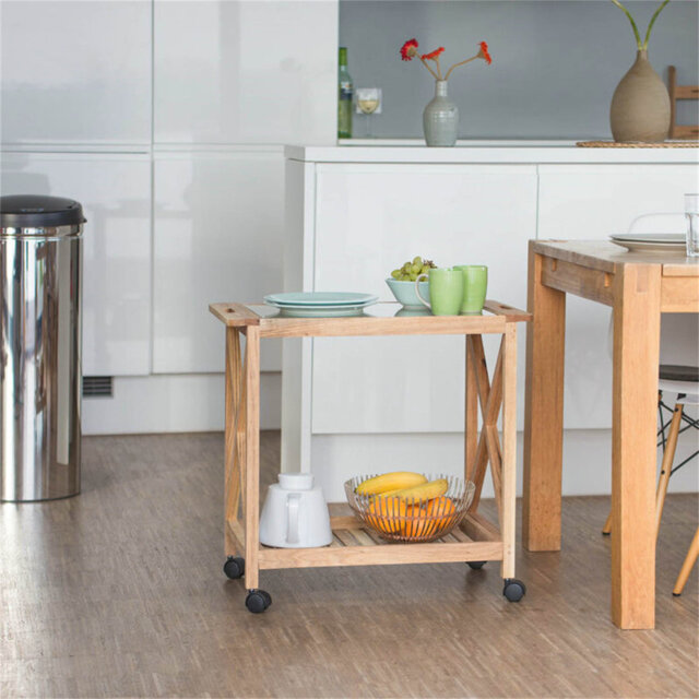 Swinehart Solid Wood Kitchen Cart