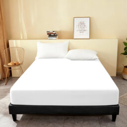 Super Soft Microfiber Fitted Sheet – 25cm Deep Pocket, Brushed Finish