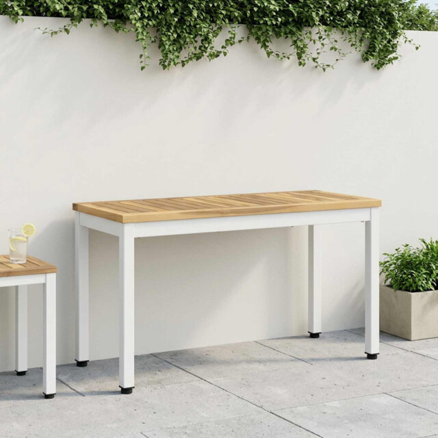 Garden Bench Solid Acacia Wood Outdoor Seating Patio Furniture Backyard