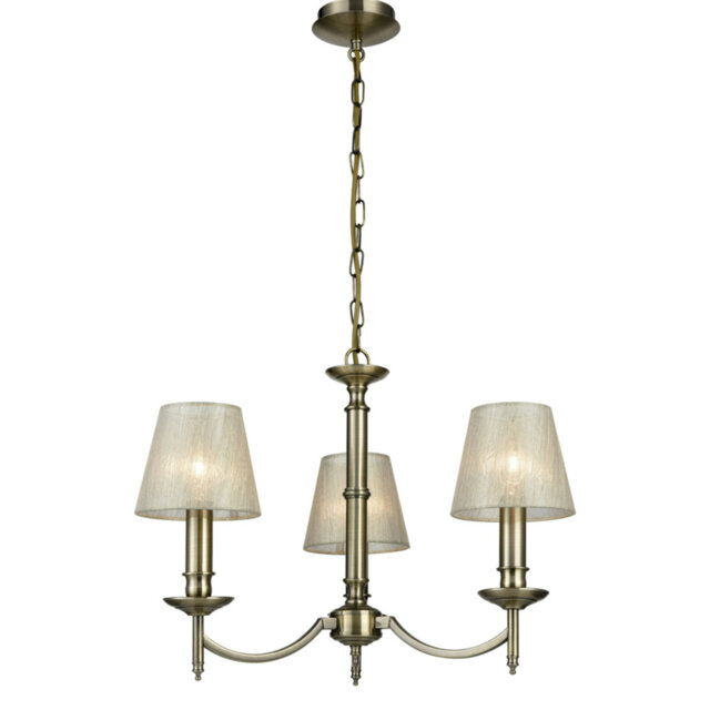 Wellman 3 - Light Shaded Chandelier