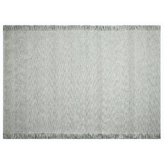 Hand Loomed Wool Grey Rug