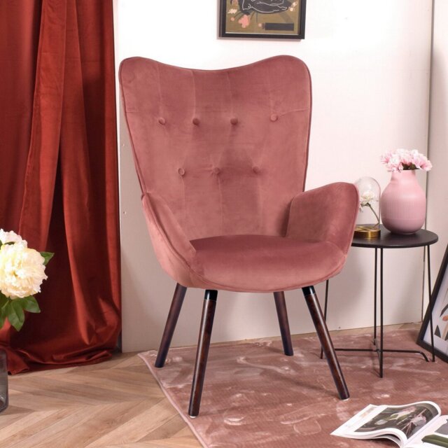 Garmon Velvet Armchair