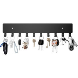 Glyn Metal Wall Organizer with Key Hooks
