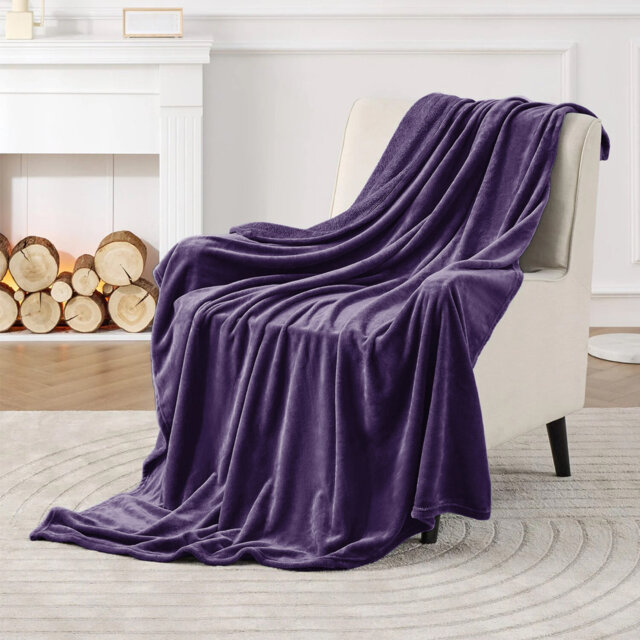Ultra-Soft Mink Fleece Blanket - Plush, Lightweight & Warm - Cozy All-Season Throw For Bed & Sofa