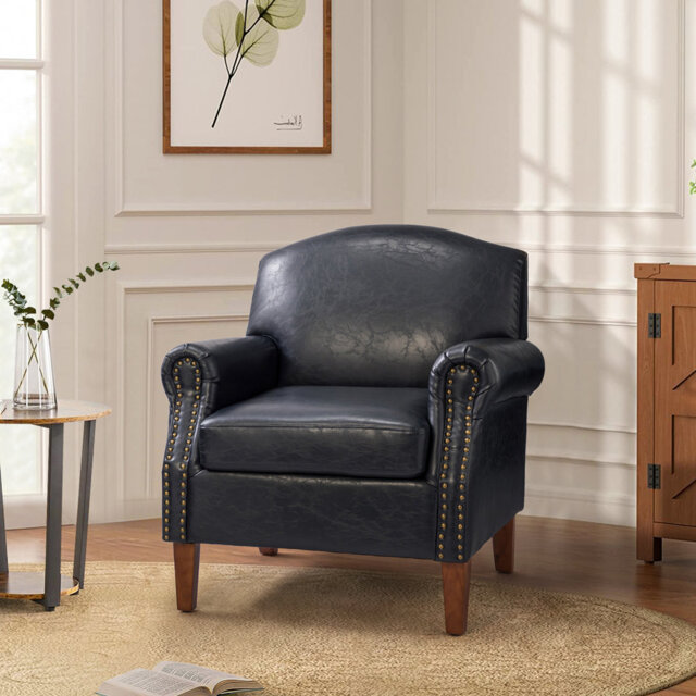 Farleigh Faux Leather Armchair