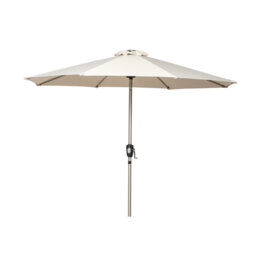 Sahara Crank and Tilt Parasol Brushed Aluminium Pole This parasol is made using Polyester Fabric which has a Weather-Proof Coating & UPF Sun Protectio