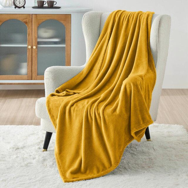 Luxury Mink Fleece Blanket - Ultra Soft, Warm & Lightweight Throw