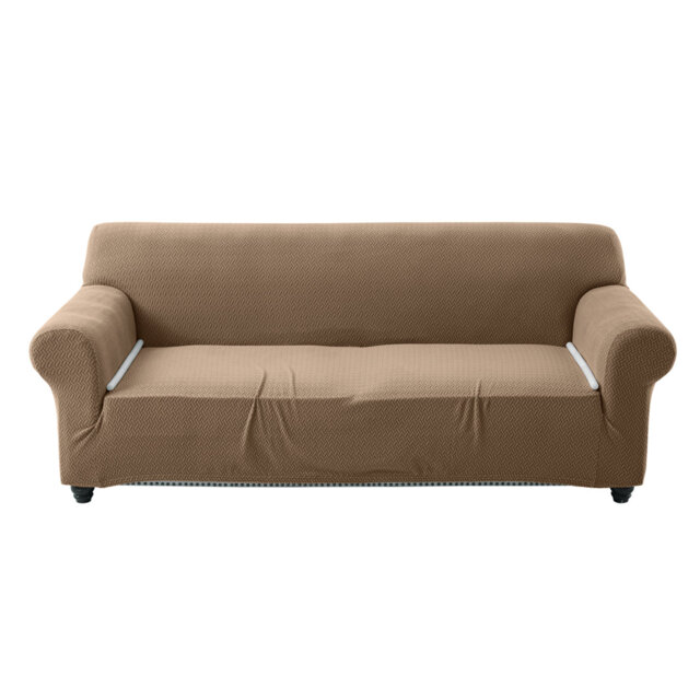Luxury Reversible Spandex Loveseat Jacquard Pattern Stretchable Slipcover