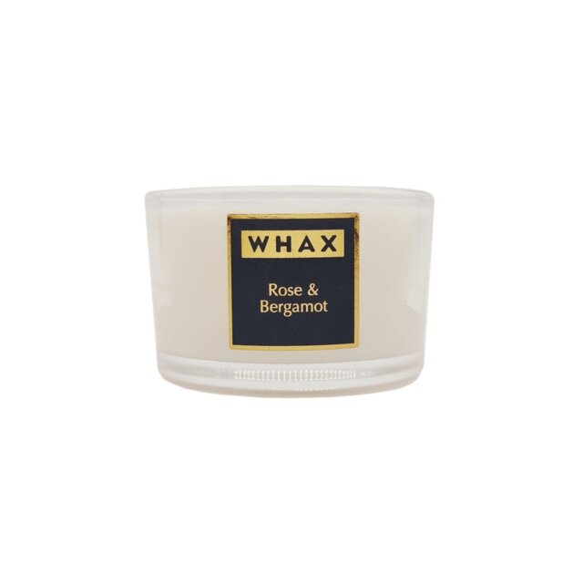 Travel Rose and Bergamot Scented Jar Candle