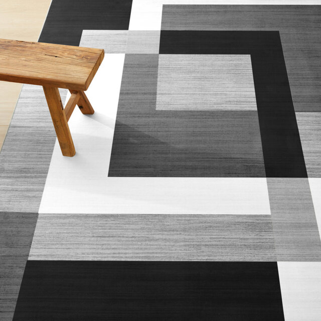 Burlyn Machine Tufted Modern Shaggy Area Rug for All Room