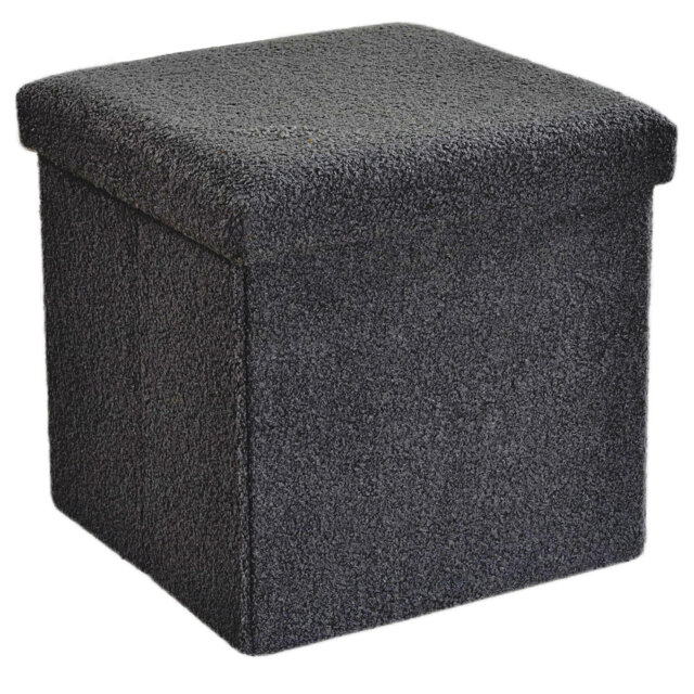38 FOLDABLE BOUCLE STORAGE BOX